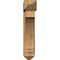 Ekena Millwork Imperial Arts and Crafts Rough Sawn Bracket w/ Offset Brace, Western Red Cedar, 8"W x 32"D x 40"H BKT0806X32X40IMP03RWR - alternate 2